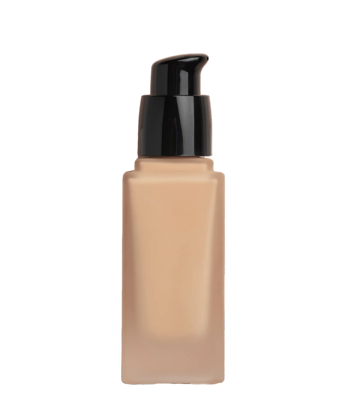 Silk Veil Liquid Foundation frosted pump bottle in beige shade