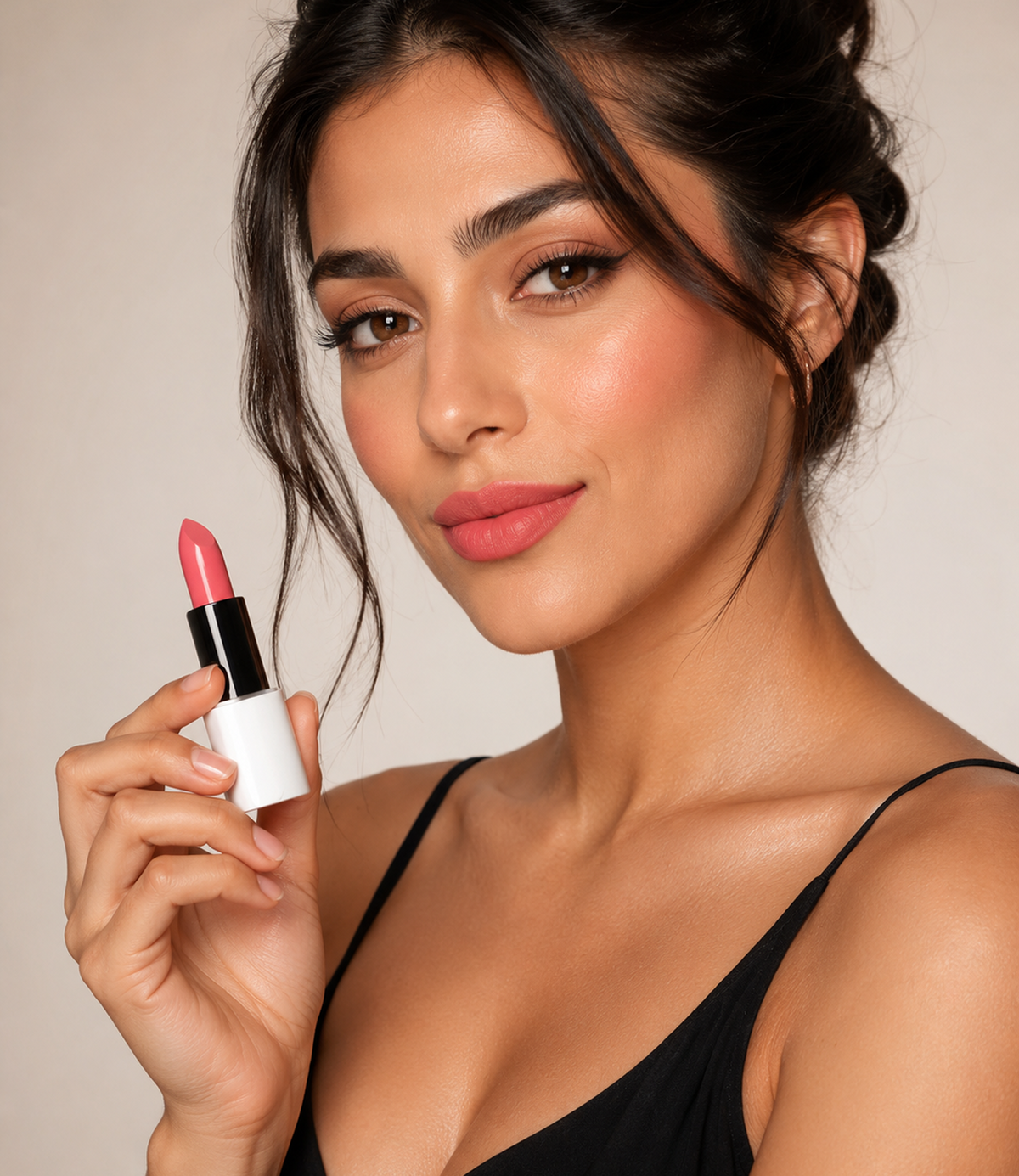 Coral Kiss Satin Lipstick