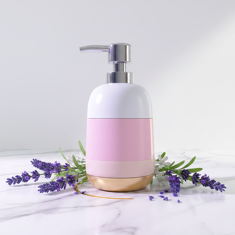 Rose Petal Body Lotion - Lavender with Custom Bottle