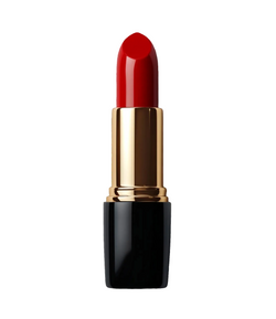 Rouge Noir Luxury Lipstick red bullet in black gold case